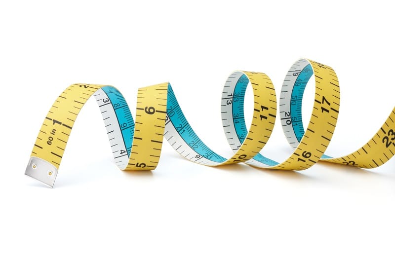 Swirling tape measure