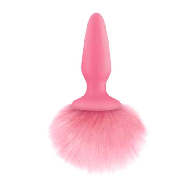 Pink Bunny / Rabbit tail style butt plug